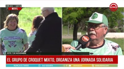 El grupo de golf-croquet de Plaza Mujeres Entrerrianas organiza una jornada solidaria